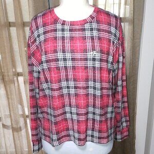 Women's Pink Long Sleeve Sleepwear Top PINK Victoria's Secret Sz. L-$32.95 NWT